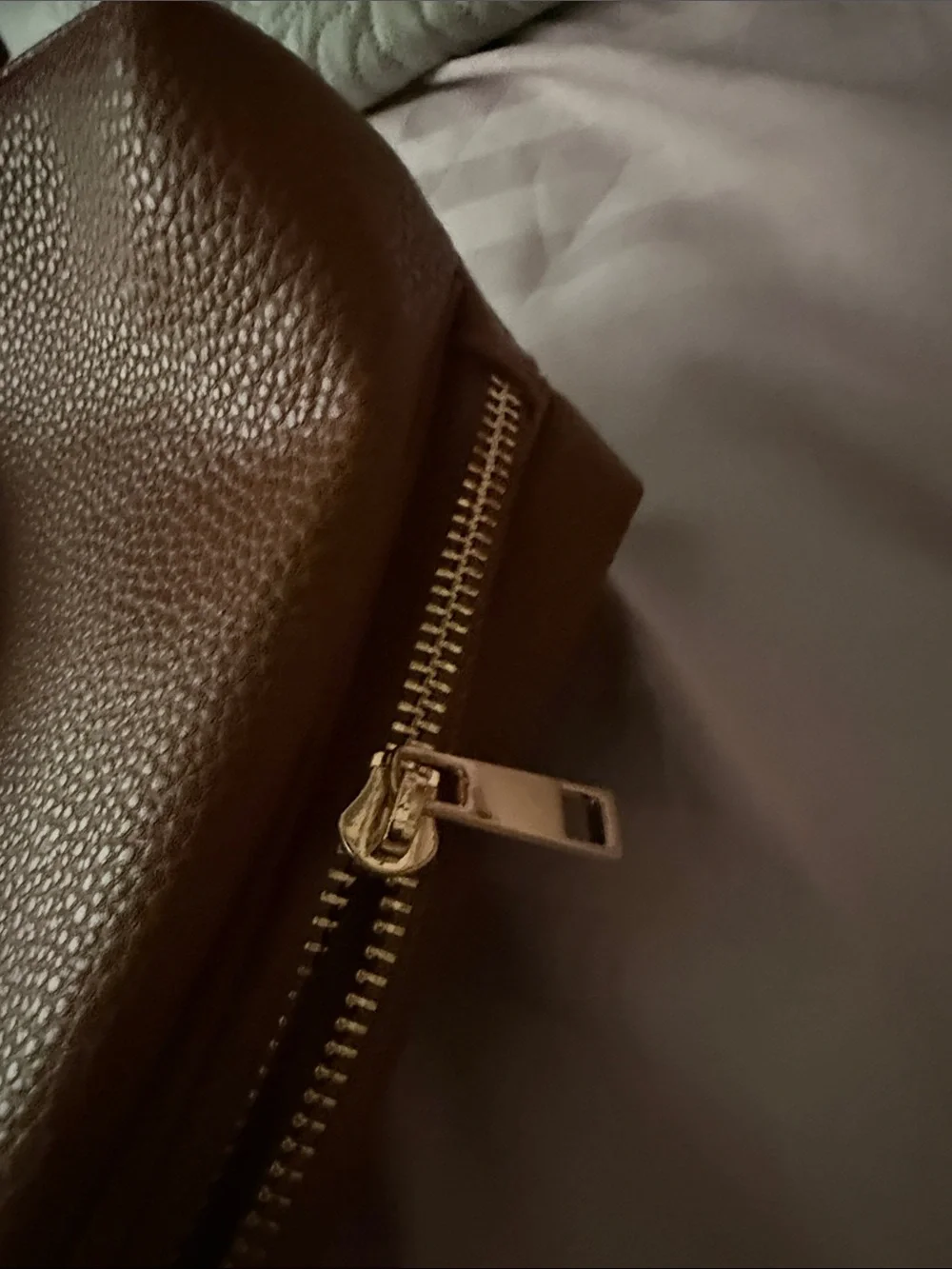 Women's Brown Bow Accent Dome Satchel Handbag